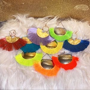 Fringe earrings